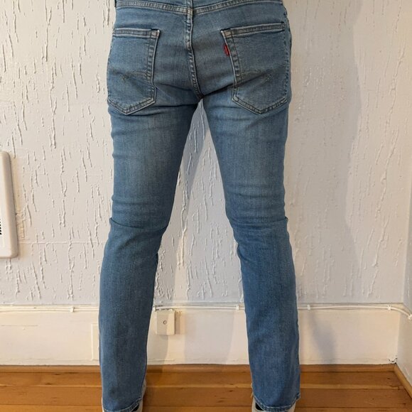 Levi's Lot 512 Slim Taper Men's Jeans 31x32 Light Wash - Picture 2 of 6